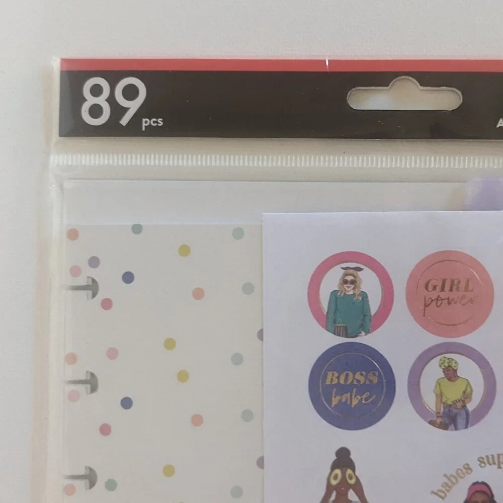 NWT Happy Planner Rong Rong 89 pc Classic Accessories Stickers Bookmark Fashion